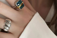 Buy Now: 50PC retro high-end cold style open ring for women