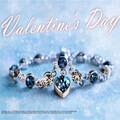 Buy Now: 50PC fashionable ocean heart heart shaped crystal bracelet