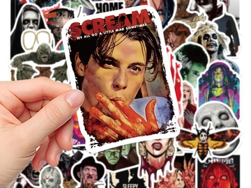 Buy Now: 2500 Pcs Thriller Horror Movie Series Stickers