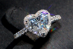 Buy Now: 100 Pcs Shiny Zircon Rhinestone Female Rings