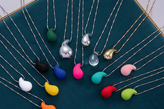 Comprar ahora: 50PCS Simple Water Drop Necklace Pendant for Women