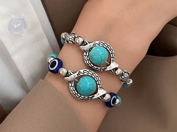Buy Now: 100PCS versatile turquoise bracelet butterfly turtle bracelet