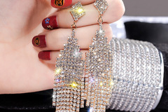 Buy Now: 50 Pairs Luxury Tassel Female Earrings Fashion Jewelry