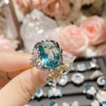Buy Now: 40PCS Sparkling Exaggerated Luxurious Open Ring