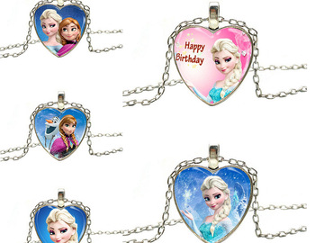 Buy Now: 100PCS Frozen Elsa Heart Pendant Necklace