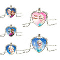 Buy Now: 100PCS Frozen Elsa Heart Pendant Necklace