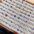Buy Now: 50PCS Light luxury and high-end color zircon ring