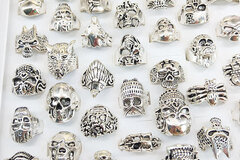 Buy Now: 100PCS Retro Jewelry Skull Shape Ring