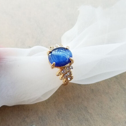100PCS Fashionable Colored Cat's Eye Ring for Women
