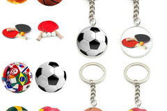 Buy Now: 100PCS Basketball Football Volleyball Keychain