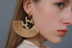 Buy Now: 80 Pairs Bohemian Vintage Leopard Tassel Earrings