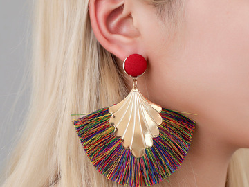 Buy Now: 80 Pairs Vintage Bohemian Colorful Tassel Earrings
