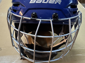Verkaufen mit Online-Zahlungen: BAUER Helm blau (AEV DNL) Größe L
