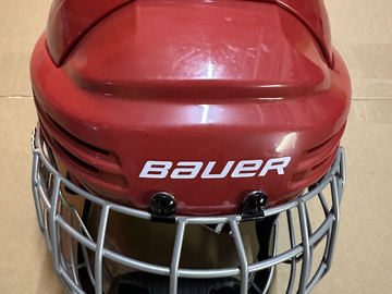 Verkaufen mit Online-Zahlungen: BAUER Helm rot, Größe M, neu 