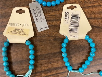 Buy Now: 100 pcs-Genuine Turquoise 8mm Healing Bracelets-$0.79 pcs
