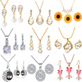 Buy Now: 100 Sets Women's Luxury Crystal Necklace Earrings Sets