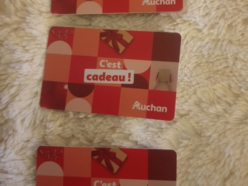 Vente: Cartes cadeaux Auchan (45€)