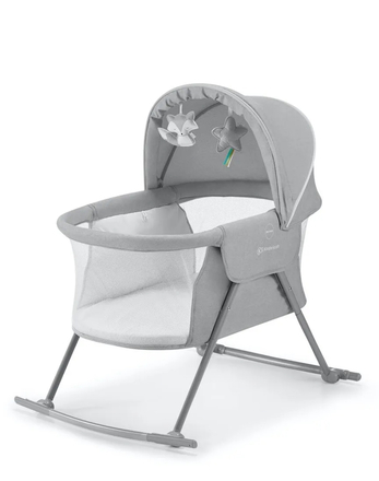 Kindercraft 3 in 1 baby travel cot, crib and rocker moses basket 