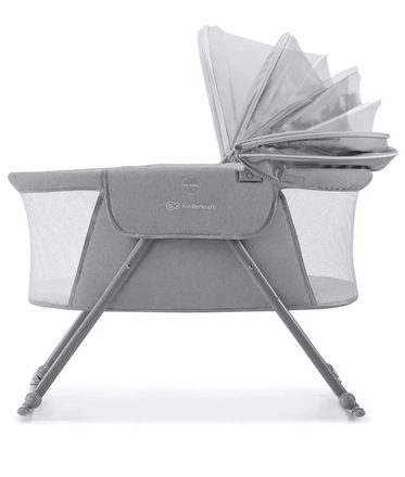 Kindercraft 3 in 1 baby travel cot, crib and rocker moses basket 