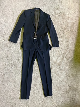 Napoli navy suit sale