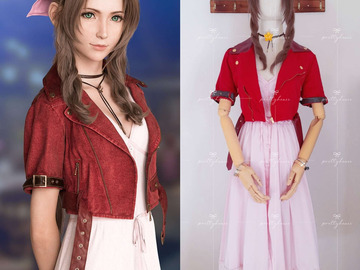 Selling with online payment: Asian Size L-XL Aerith Gainsborough Final Fantasy 7 Remake FF7R