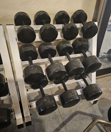 York hot sale roundhead dumbbells