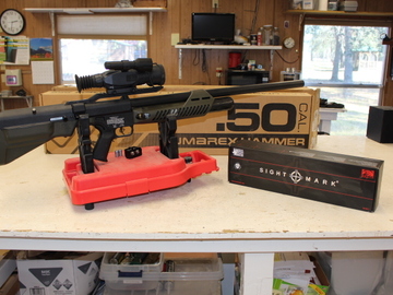 Selling: UMAREX HAMMER .50 CALIBER BIG BORE PCP With Site Mark Night Visio