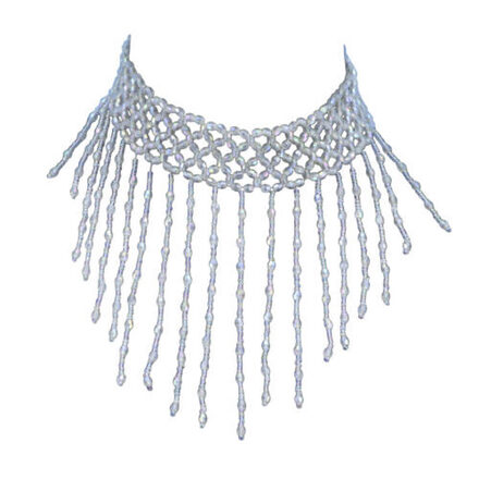20 ASSORTED BEADED CHOKER WITH FRINGES