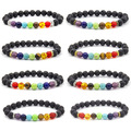 Buy Now: 100 Pcs Colorful Natural Stone Handmade Bracelet