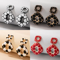 Buy Now: 50 pairs of stylish square leopard print earrings