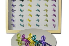 Buy Now: 144 pcs-- Neon Color Toe Rings-- Aluminum--lightweight  with disp