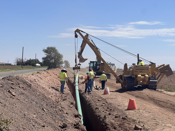 Project: Pipeline Construction: 8 miles of 8" Steel