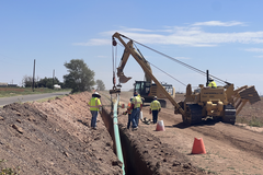 Project: Pipeline Construction: 8 miles of 8" Steel