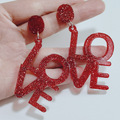 Buy Now: 60 Pairs Women's Personalized Sparkling LOVE Letter Earrings