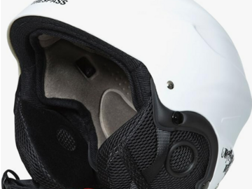 Winter sports: Trespass Skyhigh Adult Ski/Snow Helmet White Size M (54-58cm)