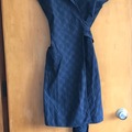 Selling: Navy wrap dress with bow