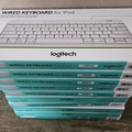 Buy Now: NEW Lot of 10 Logitech Wired Keyboards for iPad Tablets