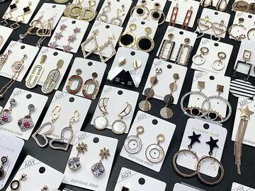 Buy Now: 100pcs Mixed lot titanium steel long various styles of earrings