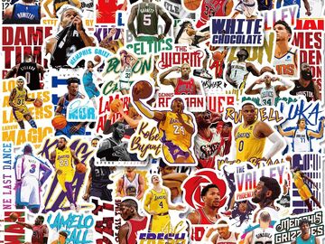 Comprar ahora: 100 Set/5000 Pcs NBA Basketball Collection Combo Sticker