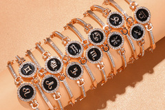 Buy Now: 50PCS Simple 12 Constellation Bracelet Couple Bracelet