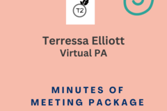 VA Service Offering: Minute Taking Package
