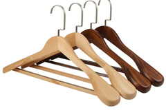 Buy Now: Wood Hanger Clothing Store Hotel High-end Solid Wooden 35pcs/Lot 