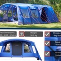 Renting out: Berghaus inflatable tent 6 person 