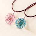 Comprar ahora: 80 Pcs Handmade Dried Flower Pendant Necklace