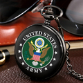 Buy Now: 20 Pcs Vintage US Army Eagle Chain Pendant Quartz Pocket Watch 