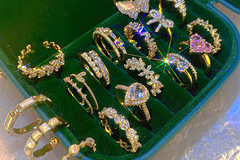 Comprar ahora: 50 Pcs Luxury Zircon Rhinestone Female Ring