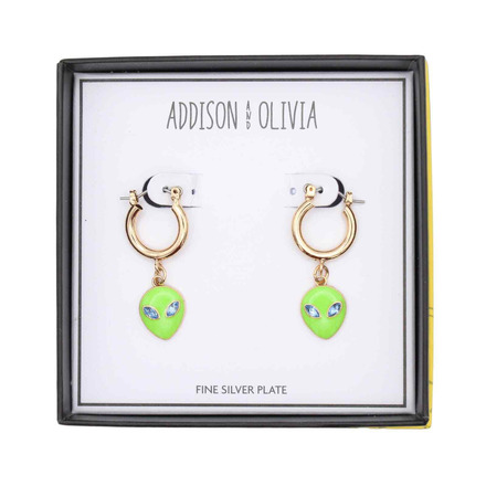 12 pc Fine Silver Plate Alien UFO Jewelry Gift Box Sets $288 Msrp