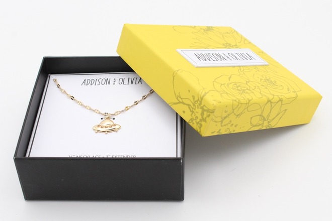 12 pc Fine Silver Plate Alien UFO Jewelry Gift Box Sets $288 Msrp