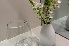 Selling: White bud vases 