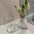 Selling: White bud vases 